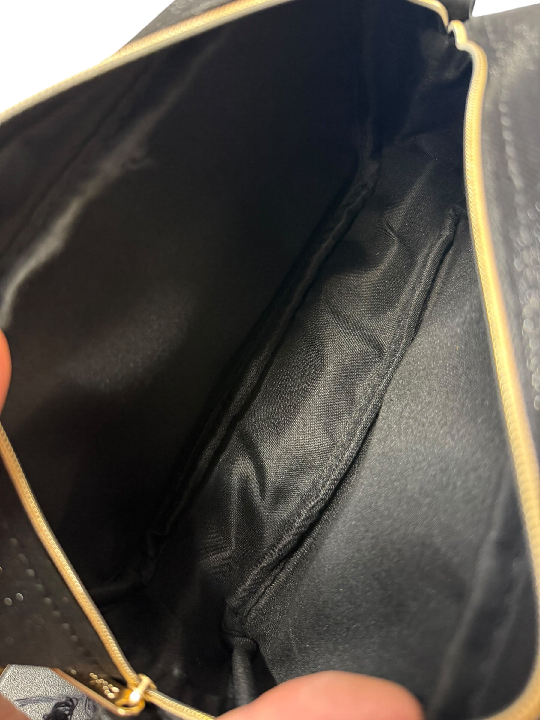 Chanel Beauty Line Shiny Black Cosmetic Pouch