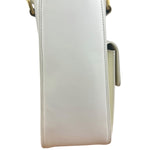 Burberry White Leather Multi-Pocket Handbag