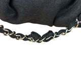 Chanel Black Melrose Cabas Hobo Bag - 1987