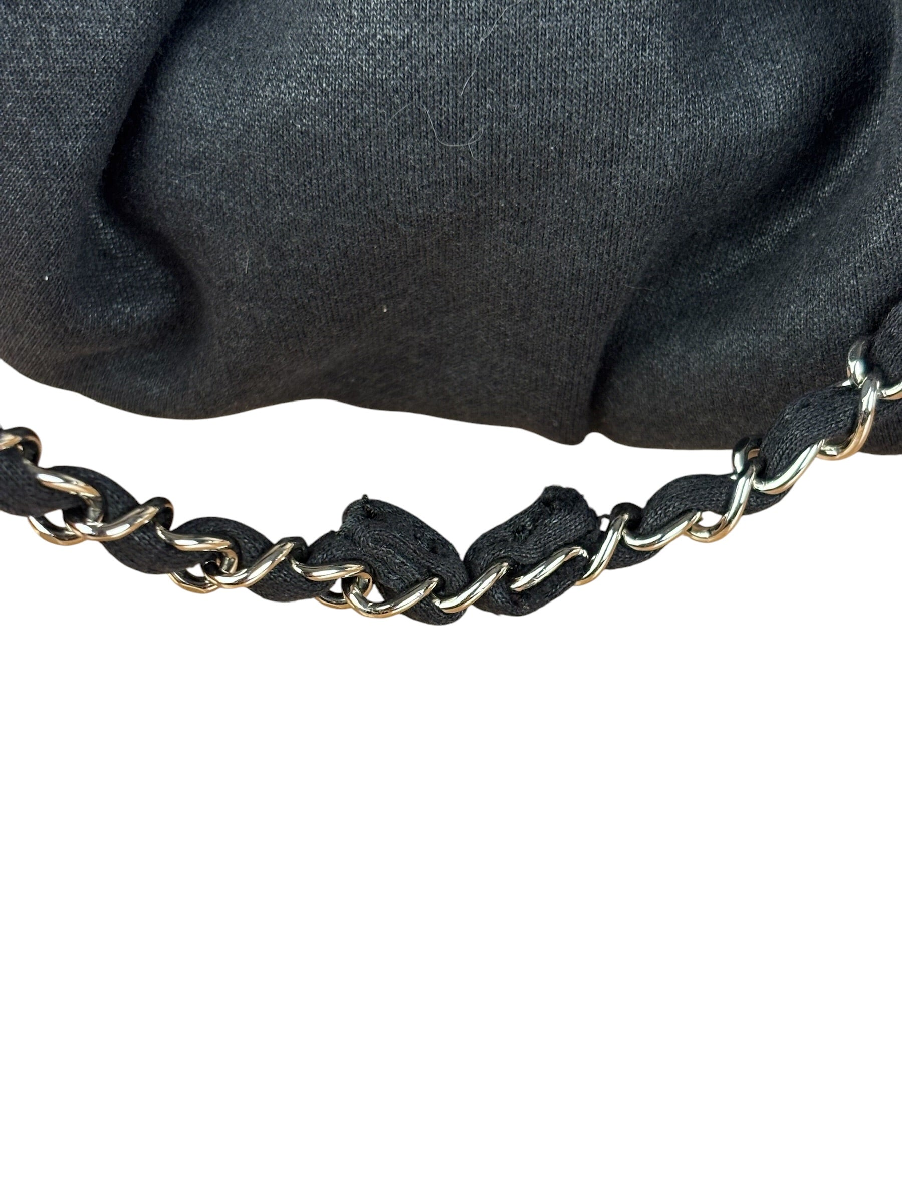 Chanel Black Melrose Cabas Hobo Bag - 1987