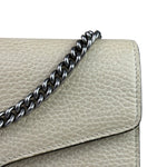 Gucci Beige Leather Dionysus Wallet On Chain