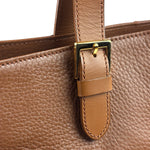 Burberry Vintage Tan Brown Leather Chestnut Shoulder Bag