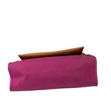 Hermes Pink/Brown Leather Trim Herbag Zip 31 Two-Way Bag