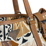 Prada Vintage Limited Edition Venetian Scene Canvas Tote Bag