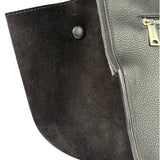 Celine Black Leather/Suede Trapeze Medium Handbag