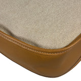 Hermes Brown Leather Trim Evelyne 2004