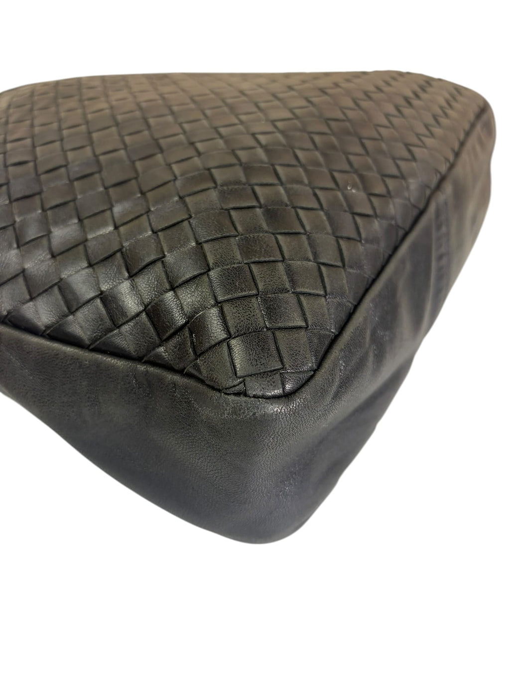 Bottega Veneta Black Intrecciato Hobo Bag