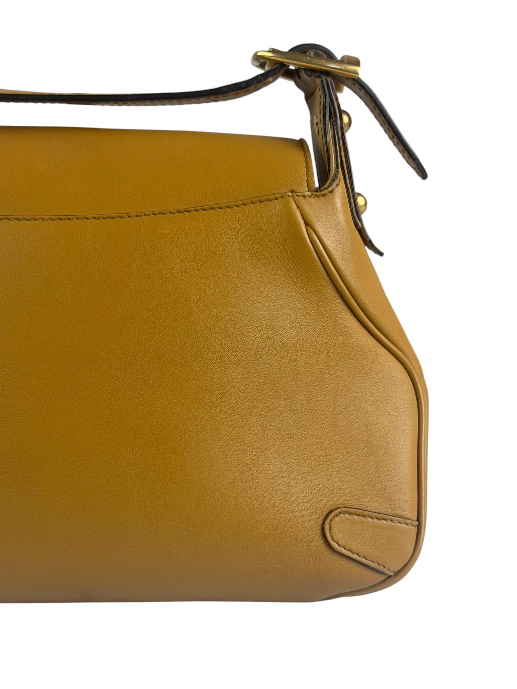 Gucci Vintage Camel Horsebit Shoulder Bag