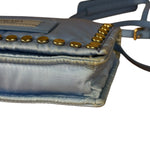 Prada Nylon Blue Studded Crossbody Bag