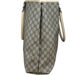 Gucci Beige GG Supreme Monogram Joy Vertical Tote Bag
