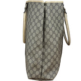 Gucci Beige GG Supreme Monogram Joy Vertical Tote Bag