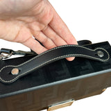 Fendi Soft Trunk Baguette Black