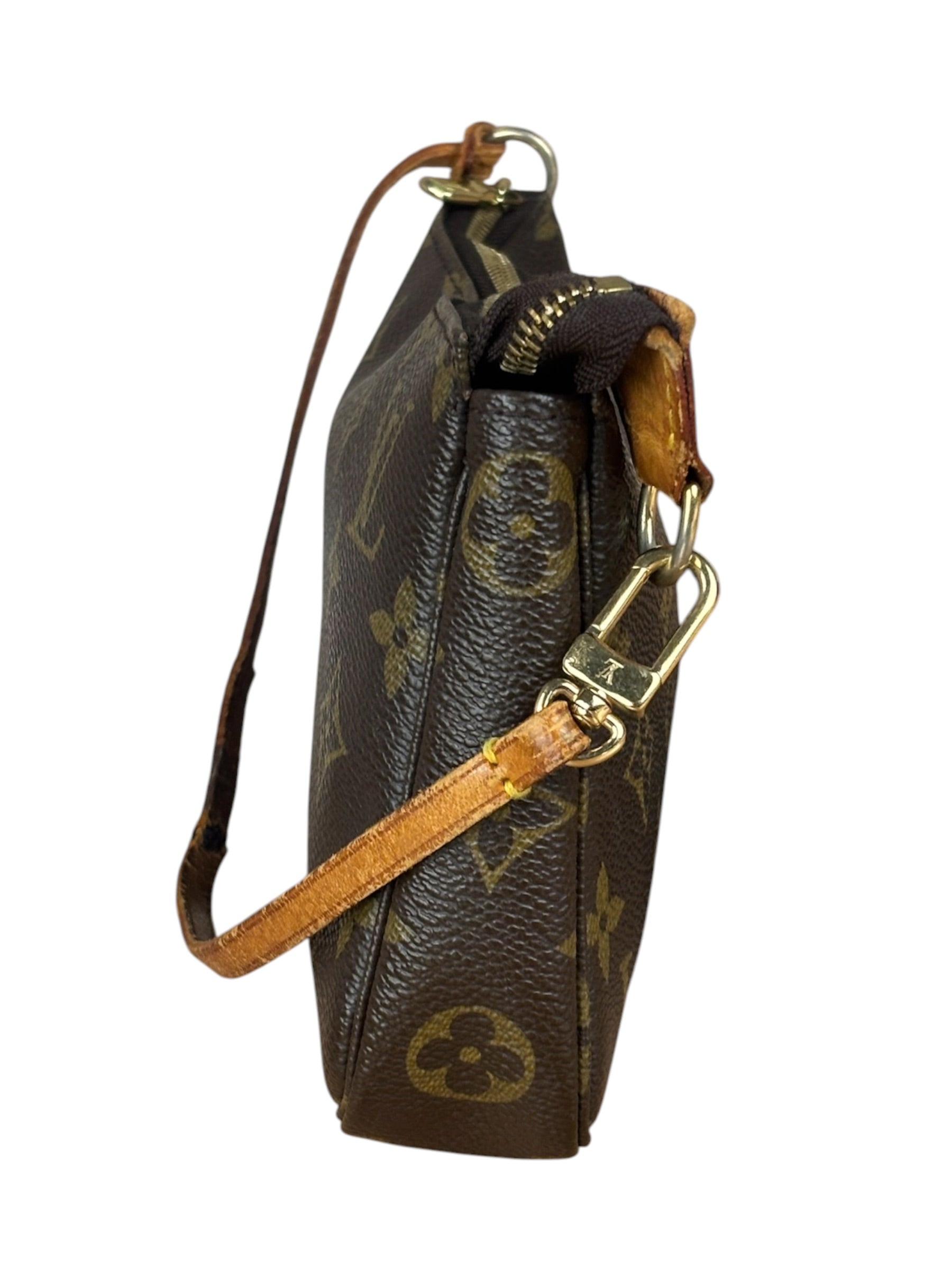 Louis Vuitton Leather Monogram Pochette