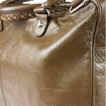 Balenciaga Brown Motocross Classic Travel Bag
