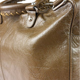 Balenciaga Brown Motocross Classic Travel Bag