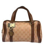 Gucci Pink GG Crystal Duchessa Boston Bag