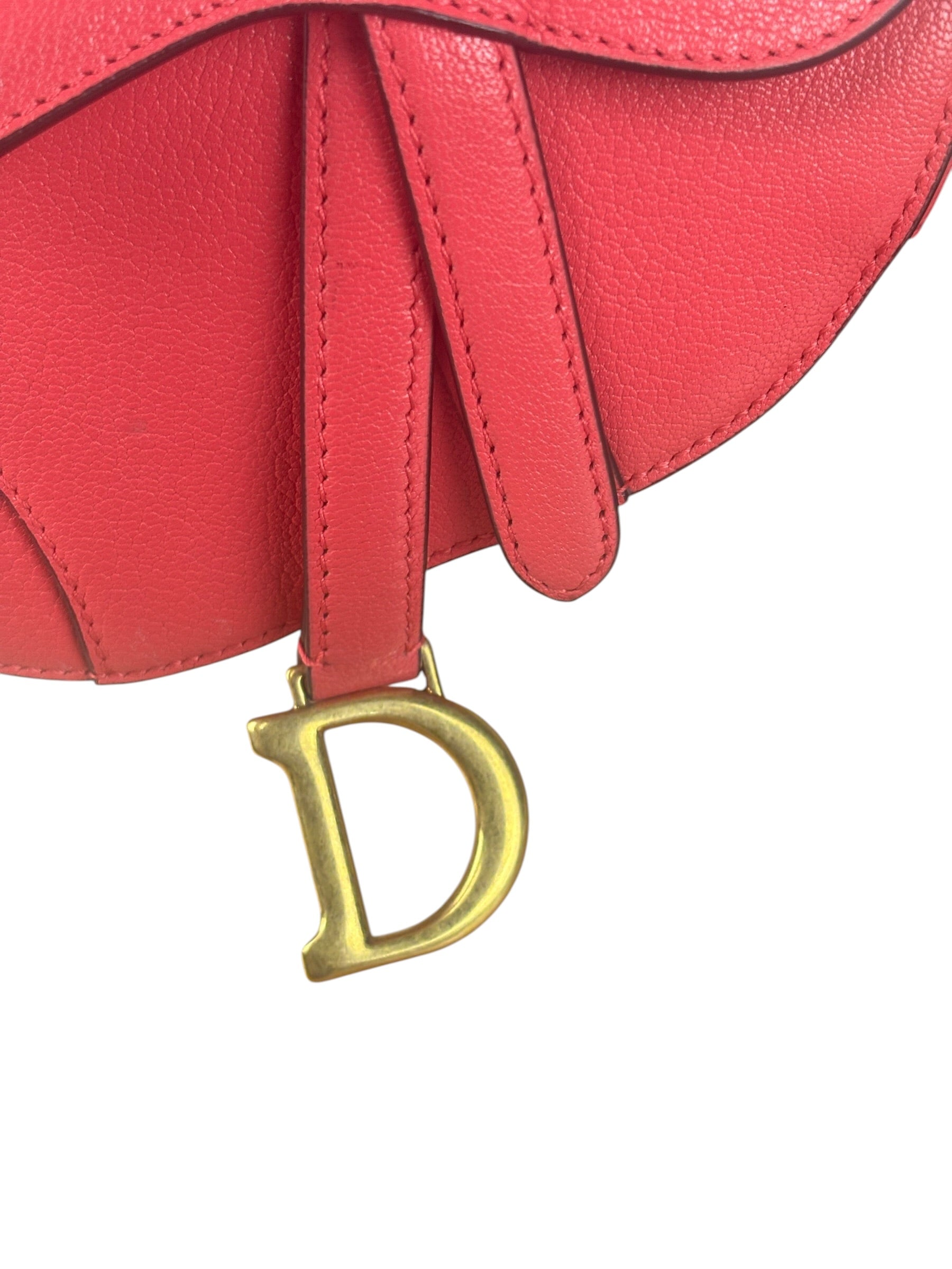 Christian Dior Pink Sanddle Micro Shoulder Bag