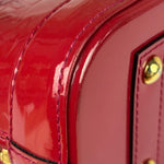 Louis Vuitton Red Vernis Alma BB Handbag