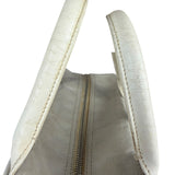 Chanel Vintage Grey Quilted Woven Sports Line Canvas Bowler Bag  2001