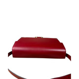 Gucci Red Leather GG Ring Shoulder Bag