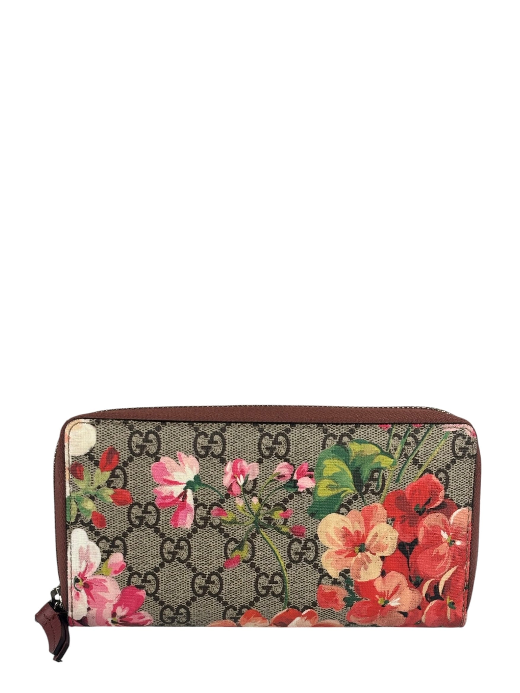 Gucci GG Blooms Zip Wallet