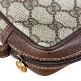 Gucci GG Vintage Coated Canvas Zip Pouch
