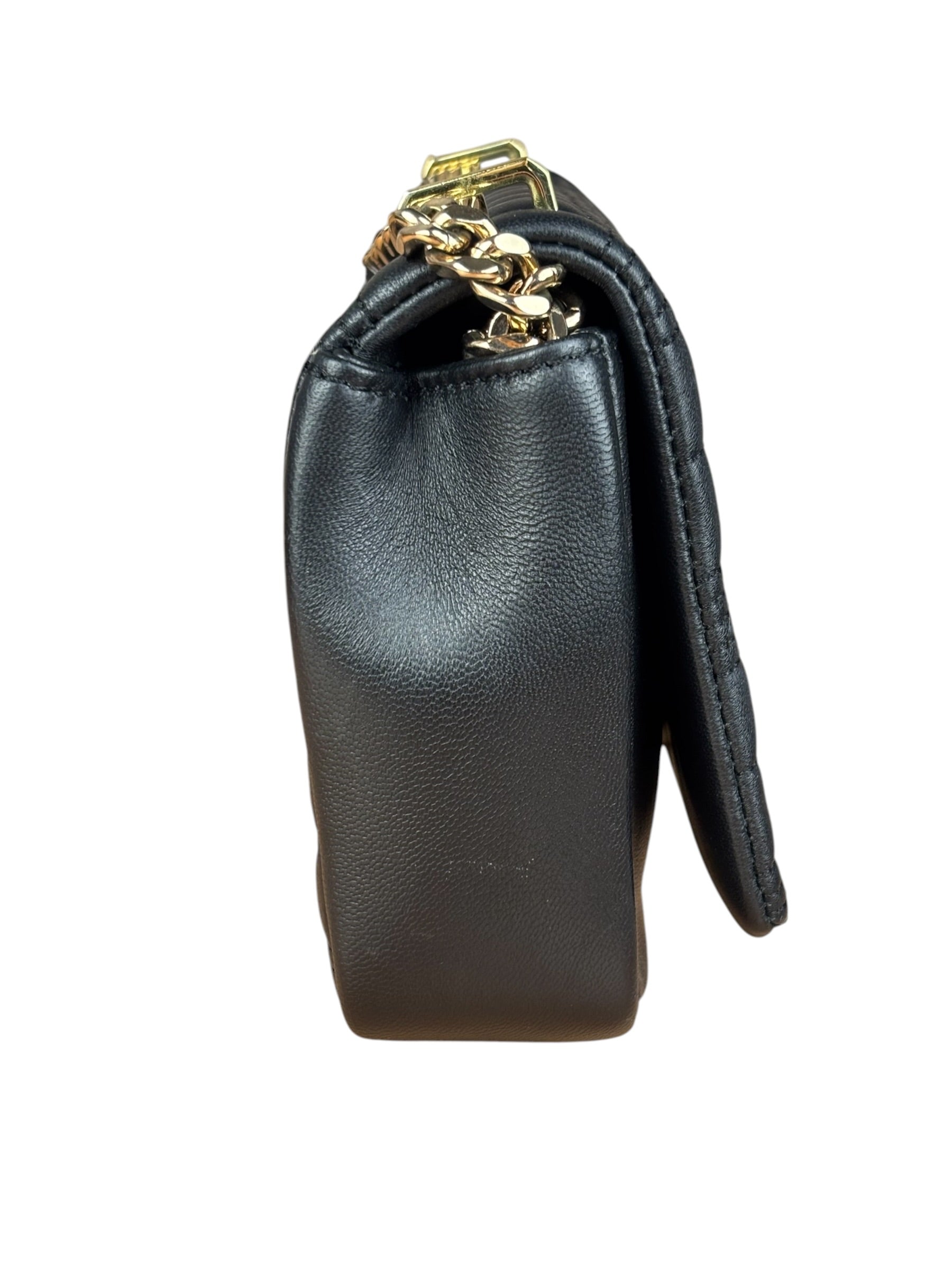 Burberry Black Quilted Leather Lola Shoulder Bag