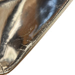 Chanel Metallic Silver Patent Leather Lucky Symbols Embossed Pochette 2007