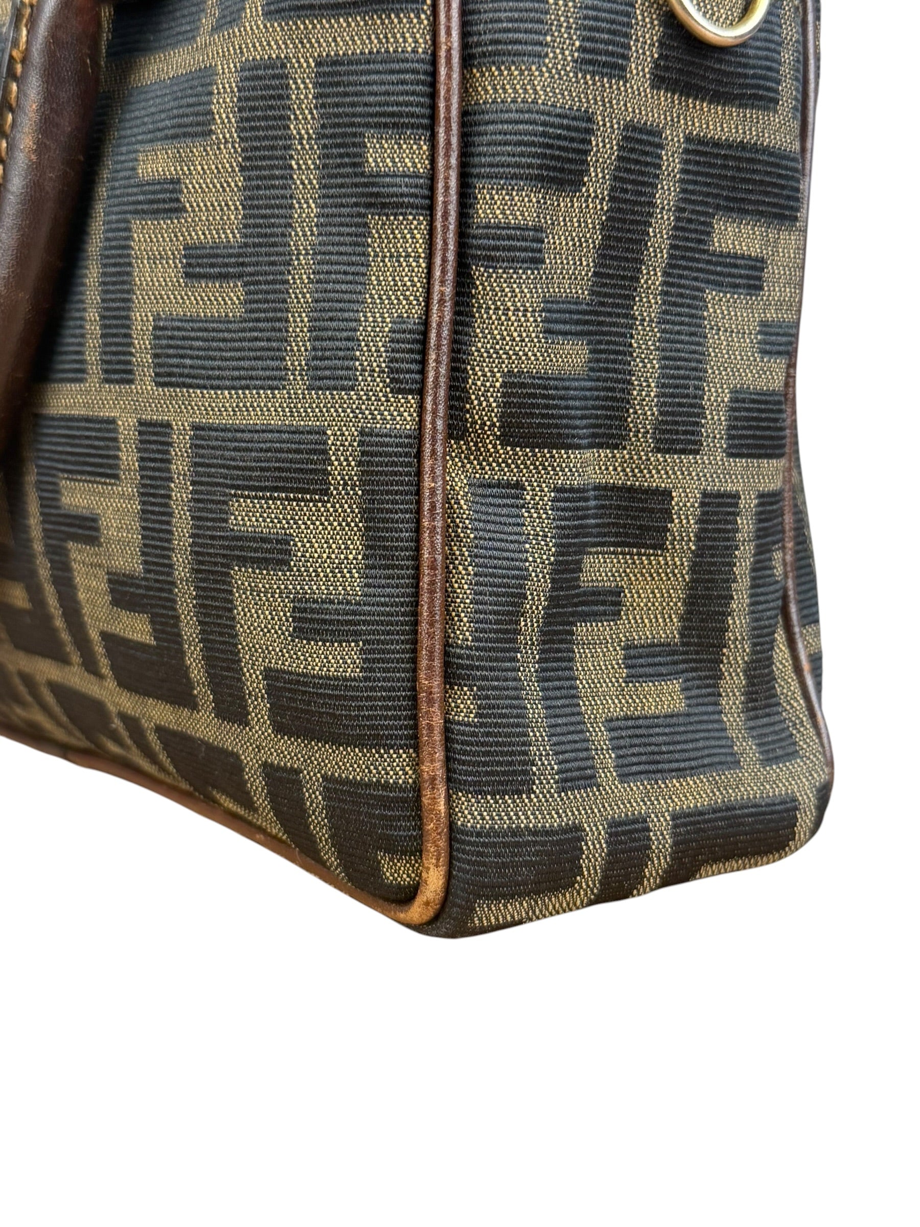 Fendi FF Vintage Zucca Mini Top Handle Bag