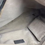 Louis Vuitton Limited Edition Grey Leather Monogram Olympe Nimbus Hobo Bag