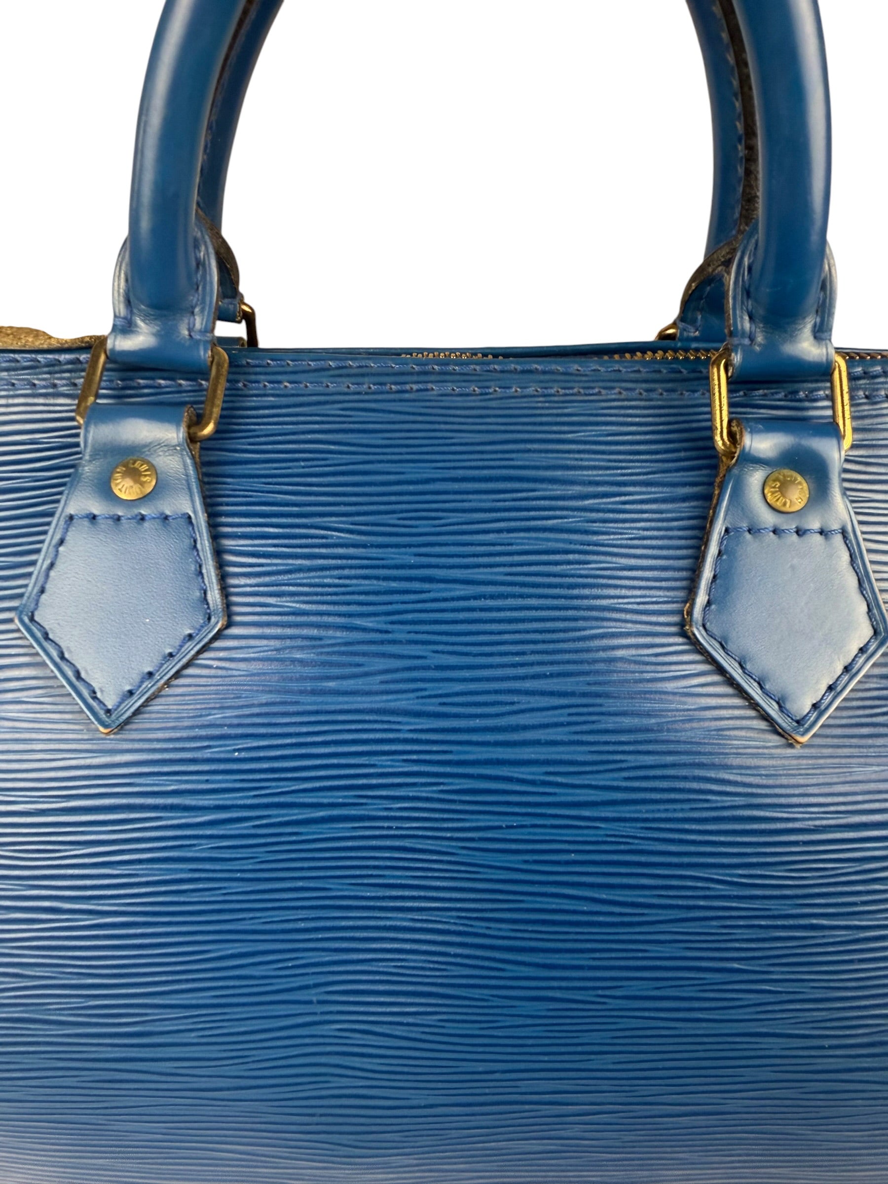 Louis Vuitton Blue Epi Leather Speedy 30