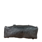 Balenciaga Dark Grey Covered Brogues City Bag