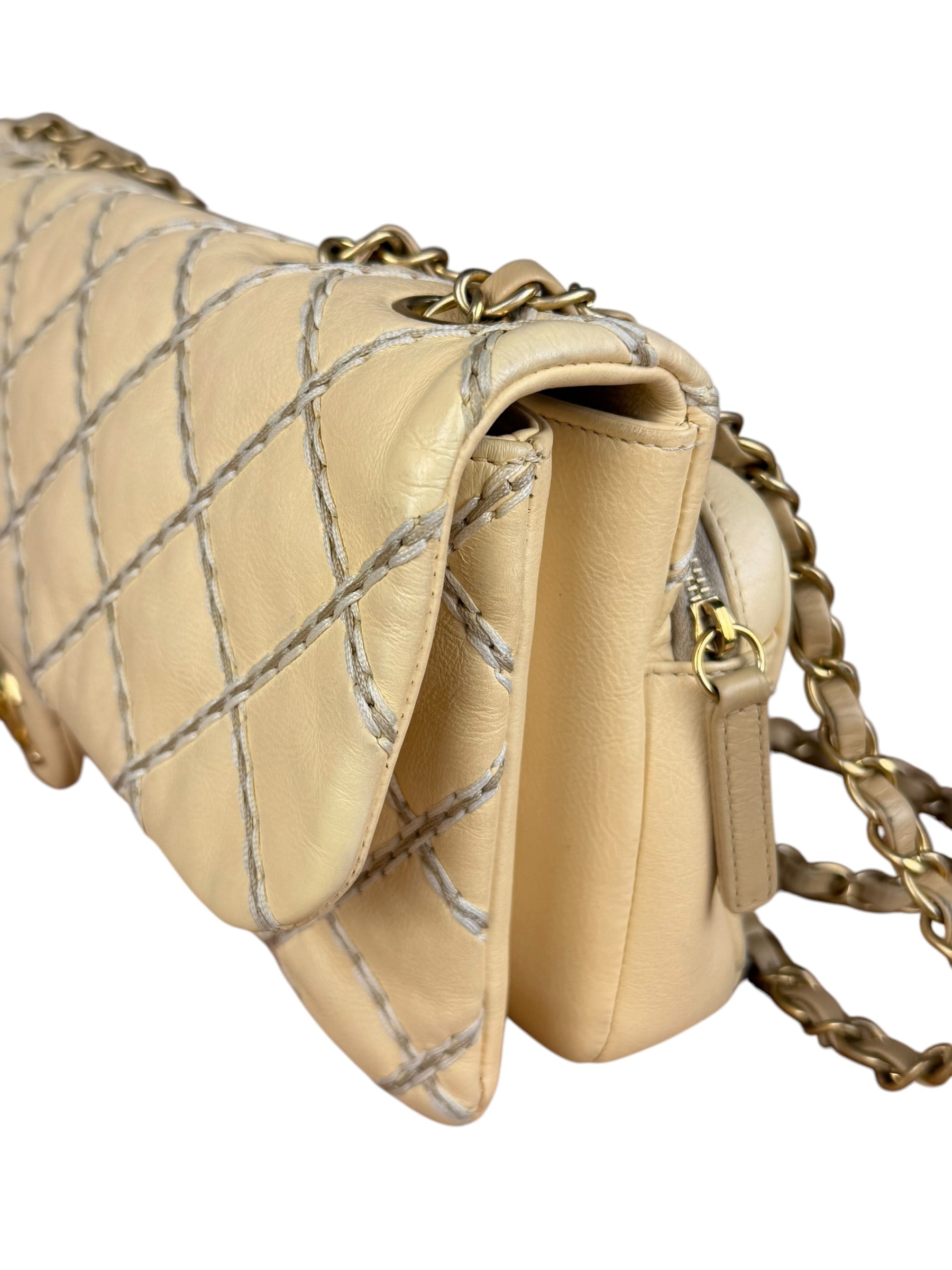 Chanel Beige Ultimate Stitch Flap 2014
