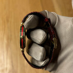Gucci White & Red Circle Dial Red Strap