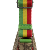 Christian Dior Vintage Monogram Rasta Trotter Messenger Bag