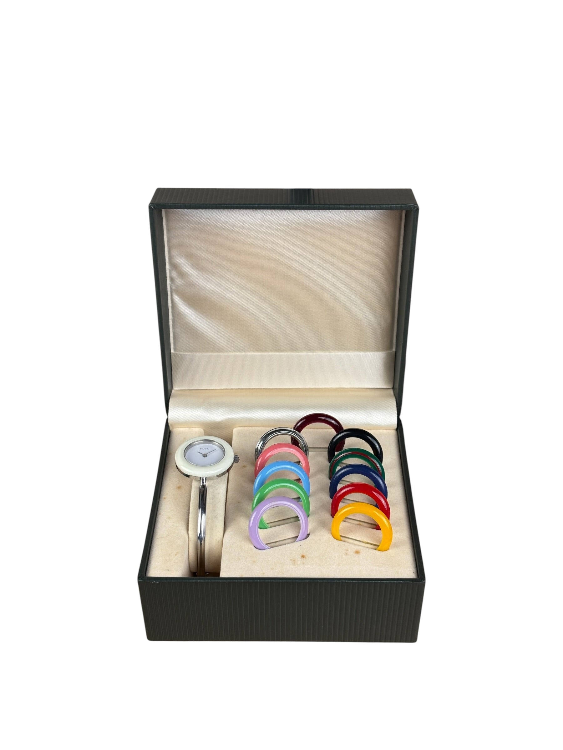 Gucci Vintage Interchangeable Bezel Set Watch