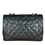 Chanel Black Caviar Leather Single Flap Bag '04