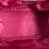 Prada Red Nylon Cosmetic Clutch