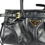 Prada Black Bonnie Calfskin Shoulder Bag