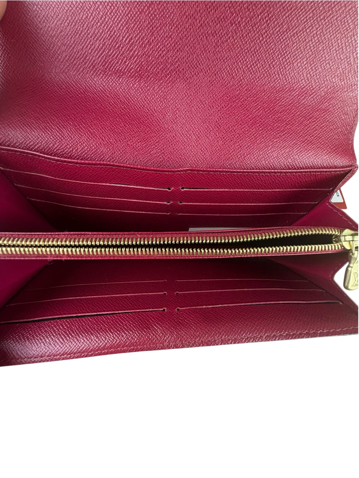 Louis Vuitton Monogram Sarah Flap Long Wallet