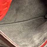 Bottega Veneta Red Leather Intrecciato Garda Woven Hobo Bag