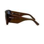 Bally 60mm Blue Lenses Geometric Sunglasses
