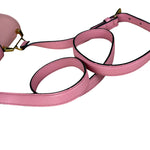 Miu Miu Pink Leather Madras Crystal Embellished Shoulder Bag
