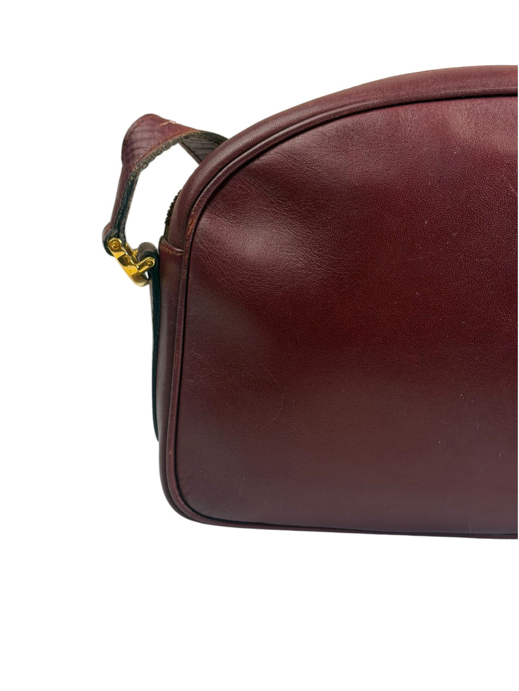 Cartier Burgundy Leather Must Line Camera Bag