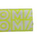 Fendi x Marc Jacobs Grey/Neon Yellow Roma Flap Wallet On Chain
