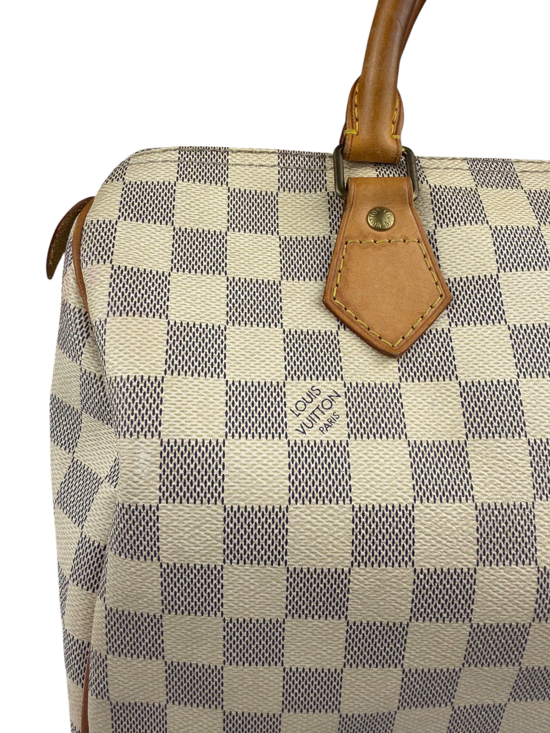 Louis Vuitton Damier Azur Speedy Hand Bag