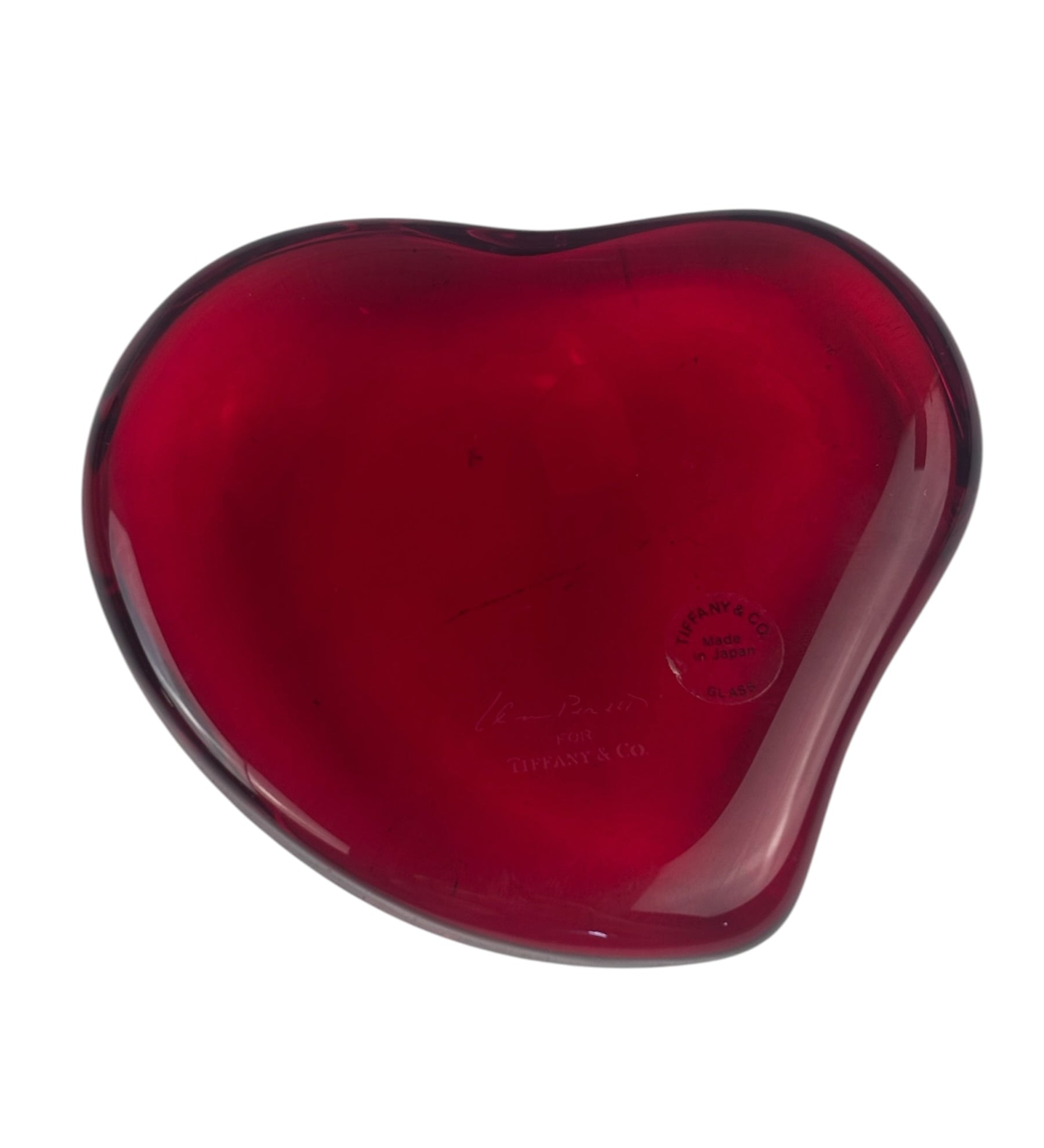 Tiffany & Co Elsa Peretti Heart Paperweight