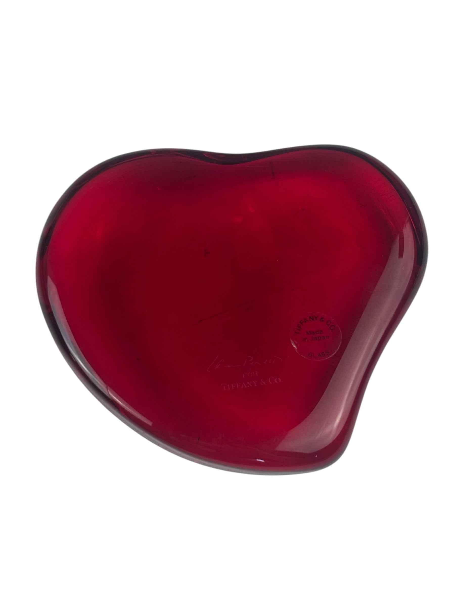 Tiffany & Co Elsa Peretti Heart Paperweight