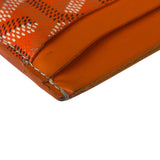Goyard Orange Leather Saint Sulpice Cardholder
