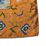 Fendi Silk Multicolor Textured Abstract Scarf